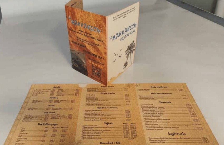 Photo d'un dépliant personnalisé