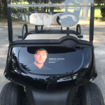 Plaque magnétique véhicule